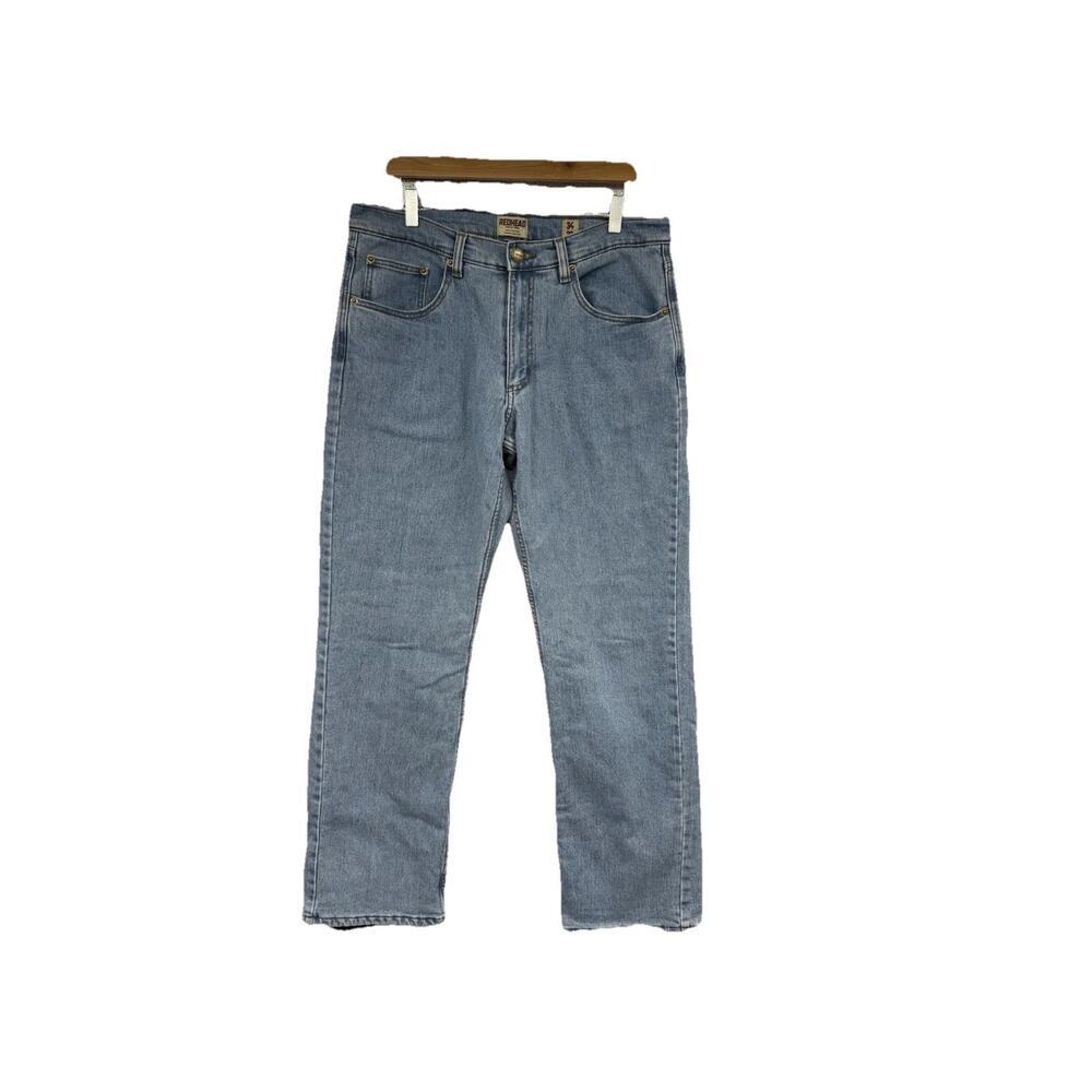 Redhead Fleece Lined Men’s Jeans Workwear‎ Straight Leg Size 34X32